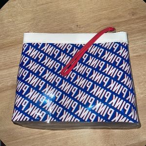 vs pink cosmetics bag